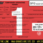 Skip Dmv Line Pertaining To Printable Cali Temp Tag