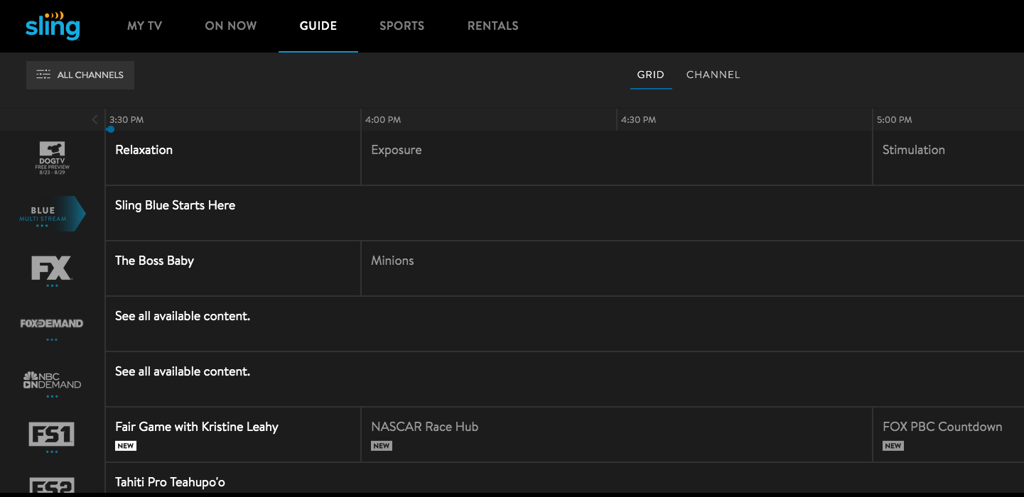 Sling Tv Vs. Youtube Tv - Compare Channels, Prices &amp;amp; More intended for Earthlink Tv Channels List Printable