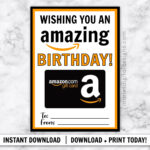 Sofortiger Download | Ich Wünsche Dir Einen Tollen Geburtstag | Amazon  Geschenkkartenhalter | Druckbare Geschenkkarte Für Freund | Lehrer Digital  | with regard to Amazon Printable Gift Card