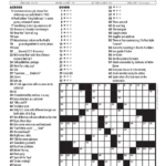 Solve The Puzzle   The New York Times Intended For New York Times Crossword Puzzle Printable