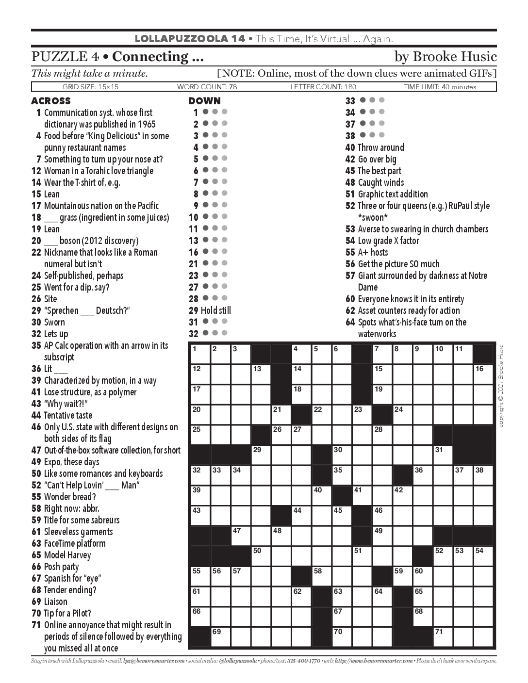 Solve The Puzzle - The New York Times intended for New York Times Crossword Puzzle Printable