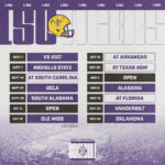 Southeastern Conference On X: "2024 Schedule 🐅 @Lsufootball In Lsu Football Schedule 2024 Printable