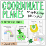 St. Patrick'S Day Coordinate Plane Mystery Picture Bundle! (1St With Coordinate Plane Shamrock Graph Printable