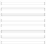 Staff Paper Blank Sheet Music   10 Free Pdf Printables For Music Staff Paper Printable