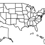 State Outlines: Blank Maps Of The 50 United States   Gis Geography For Blank Map Of America Printable