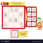 Sudoku Iq Adults Kitchen Aprons Royalty Free Vector Image Within Free Online Sudoku Printable Teacherclassroom