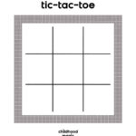 Summer Tic Tac Toe   Childhood Magic Pertaining To Tic Tac Toe Printable