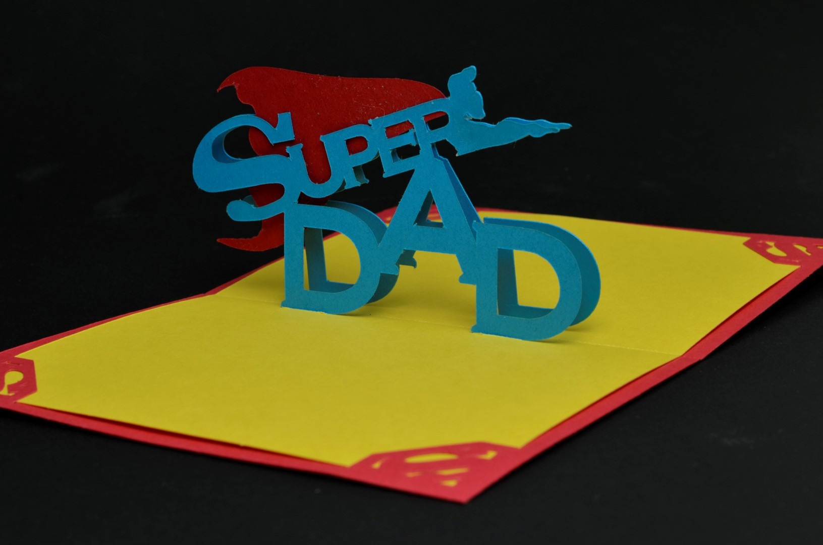 Super Dad Pop Up Card Template - Creative Pop Up Cards within Dad Birthday Printable Pop Up Card