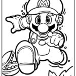 Super Mario Bros Coloring Pages (100% Free Printables) Intended For Mario Colouring Pages Printable