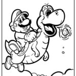 Super Mario Bros Coloring Pages (100% Free Printables) Pertaining To Cloud Turtle In Mario Drawing Printable