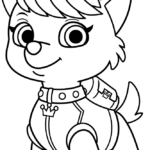 Sweetie From Paw Patrol Coloring Page | Easy Drawing Guides Inside Paw Patrol Printable Colouring Pages