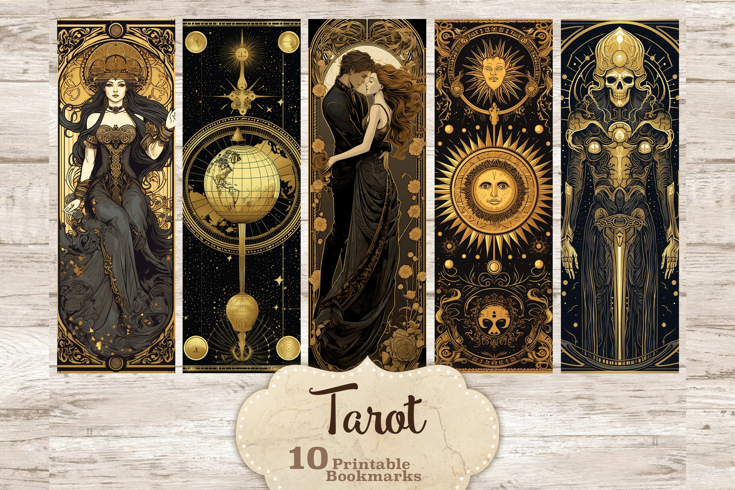 Tarot Printable Bookmarks | Zodiac Printable intended for Free Tarot Printables Scrapbookingd Free