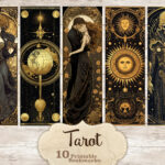 Tarot Printable Bookmarks | Zodiac Printable With Regard To Free Tarot Printables Scrapbooking Free