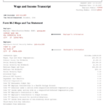 Tax Transcript Sample Pdf: Fill Out & Sign Online | Dochub With Regard To Free Printable Tax Transcript