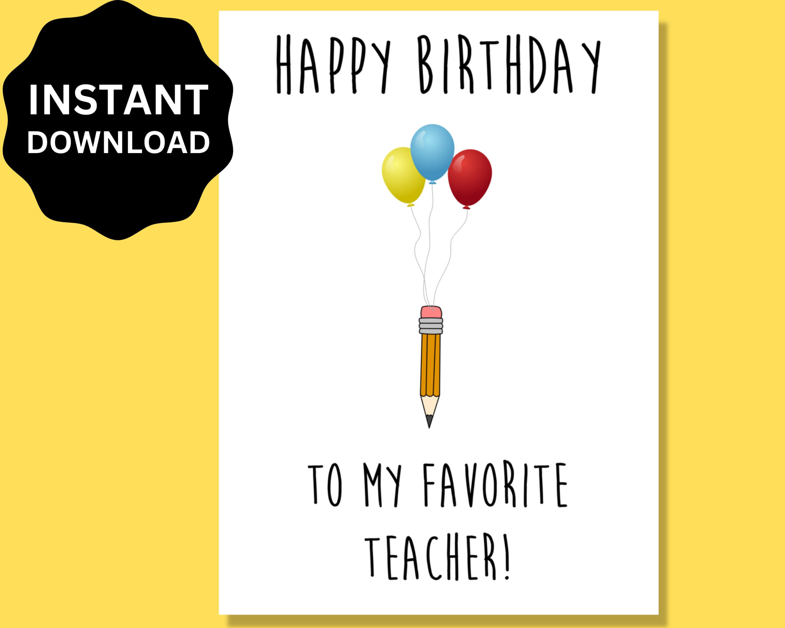 Teacher Birthday Card Printable Happy Birthday Card For Teacher in Happy Birthday Teacher Printable Free