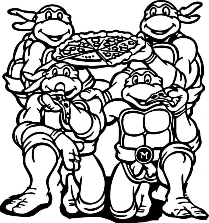 Ninja Turtles Coloring Book Printable