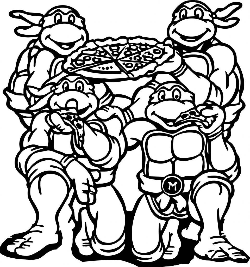 Teenage Mutant Ninja Turtles Coloring Pages - Best Coloring Pages with Ninja Turtles Coloring Book Printable