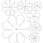 Templates intended for Free Printable Flower Template