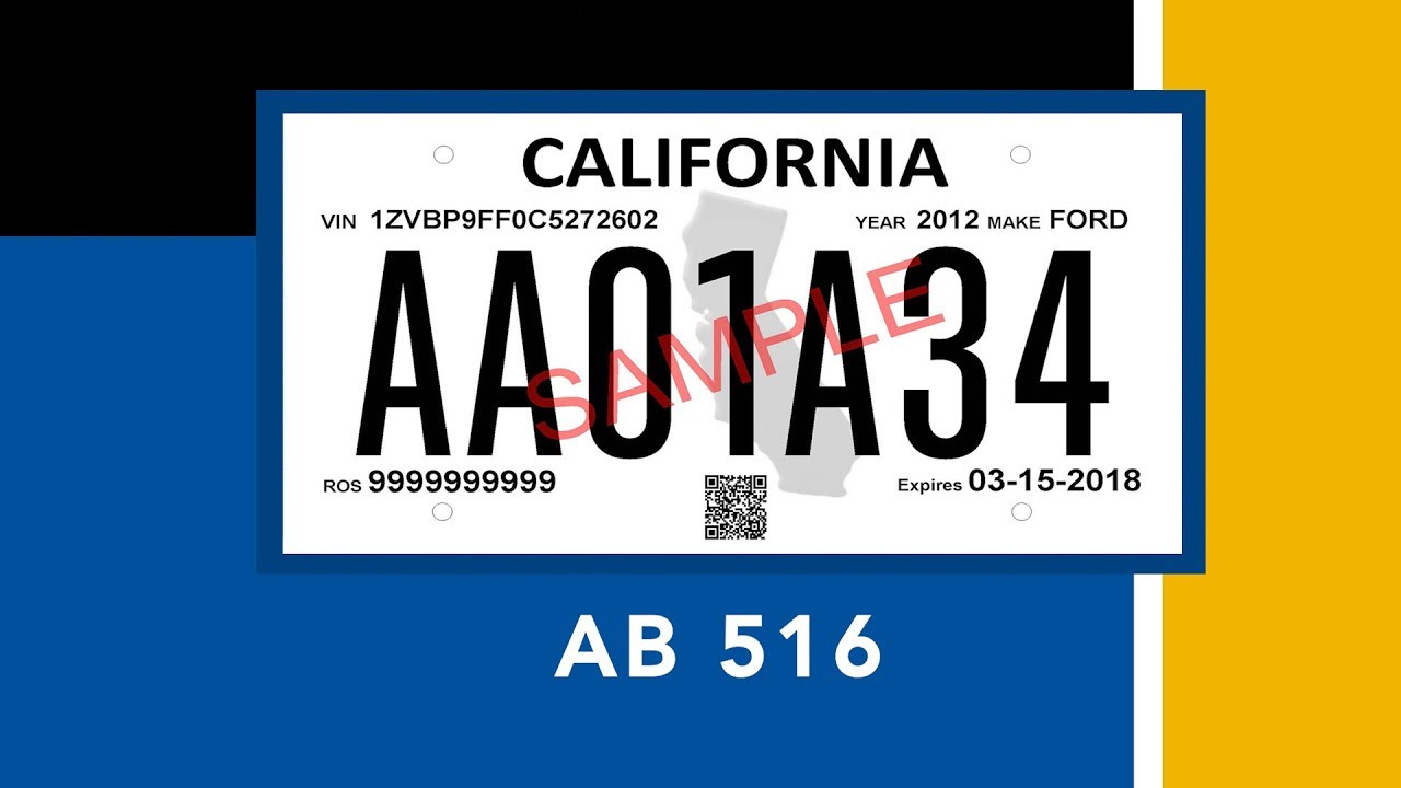 Temporary License Plate At Point Of Sale Law Takes Effect On New Year&amp;#039;S Day inside Printable Cali Temp Tag