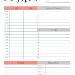 The One Printable I Can'T Function Without (Free Daily Planner Intended For Free Printable Daily Planner