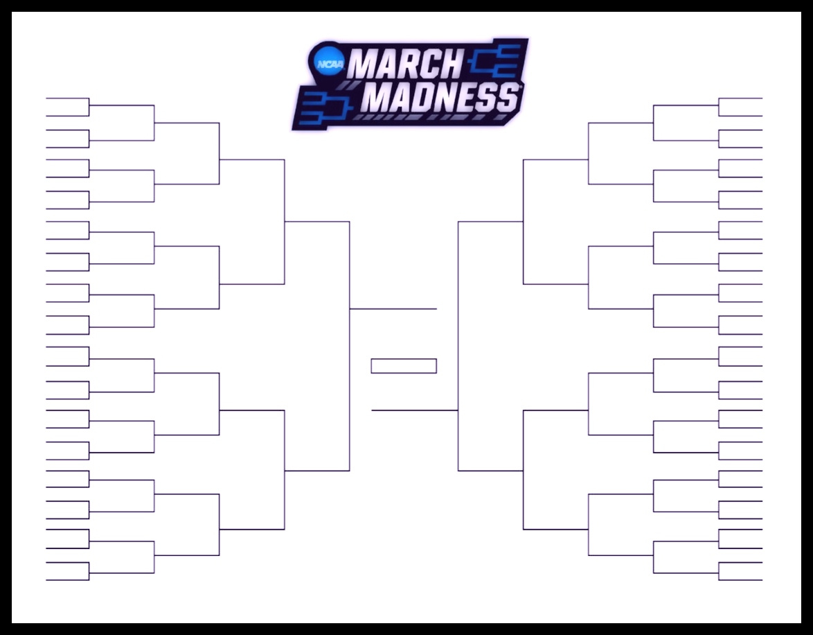 The Printable March Madness Bracket For The 2019 Ncaa Tournament with Printable NCAA Tournament Brackets