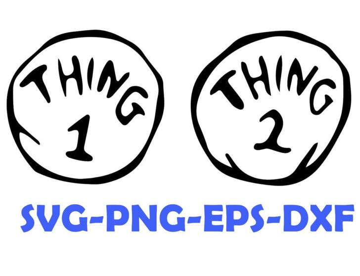 Thing 1 And Thing 2 Printable