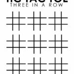 Tic Tac Toe Board Printable (Free Pdf Templates) For Tic Tac Toe Printable