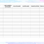 Toilet Training Tracker Spreadsheet Printable & Editable   Etsy For Toileting Data Sheet Printable