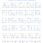 Tracing Alphabet Letters (Printable Handwriting Worksheets) – Diy For Free Printable Tracing Worksheets