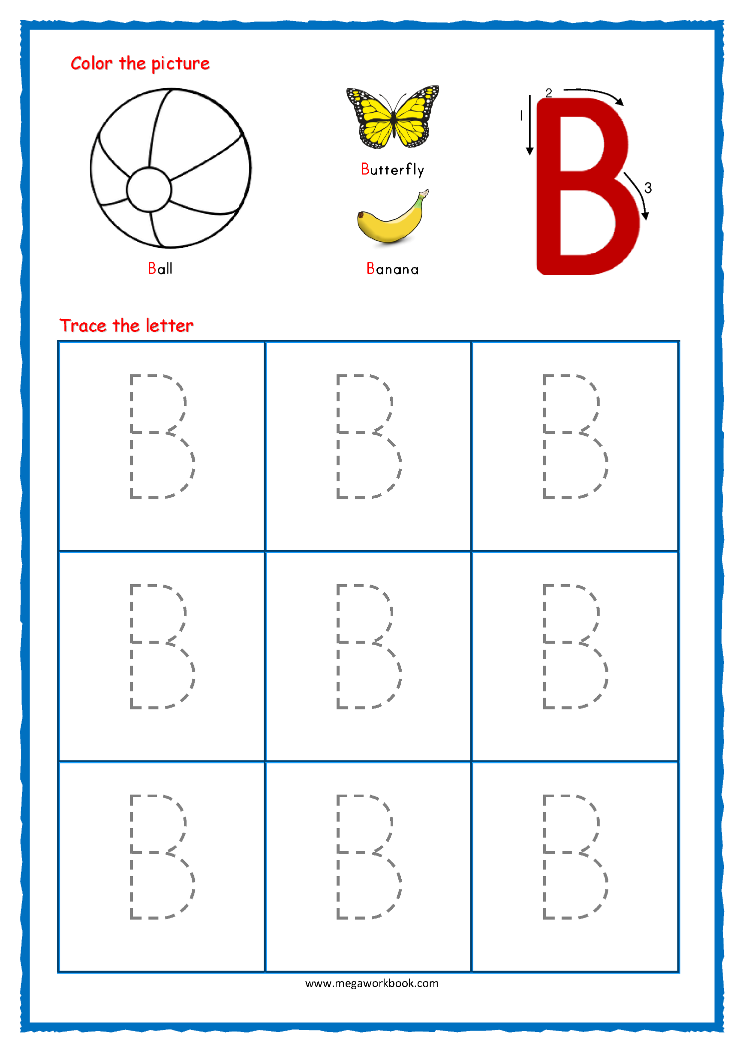 Tracing Letters - Letter Tracing Worksheets - Alphabet Tracing inside Printable Letter Tracing Worksheets