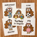 Turkey In Disguise Vocabulary Printables   Simply Kinder Plus Regarding Turkey In Disguise Printable