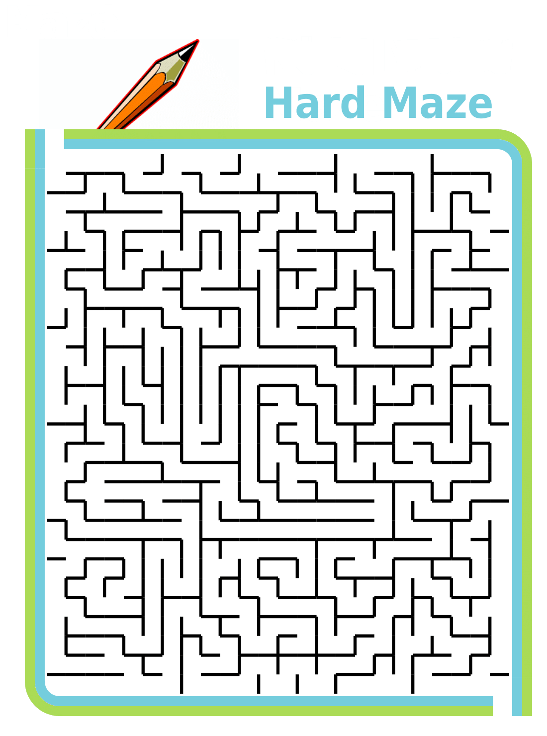 Unlimited Printable Mazes Beginner To Expert for Maze For Kids Printable