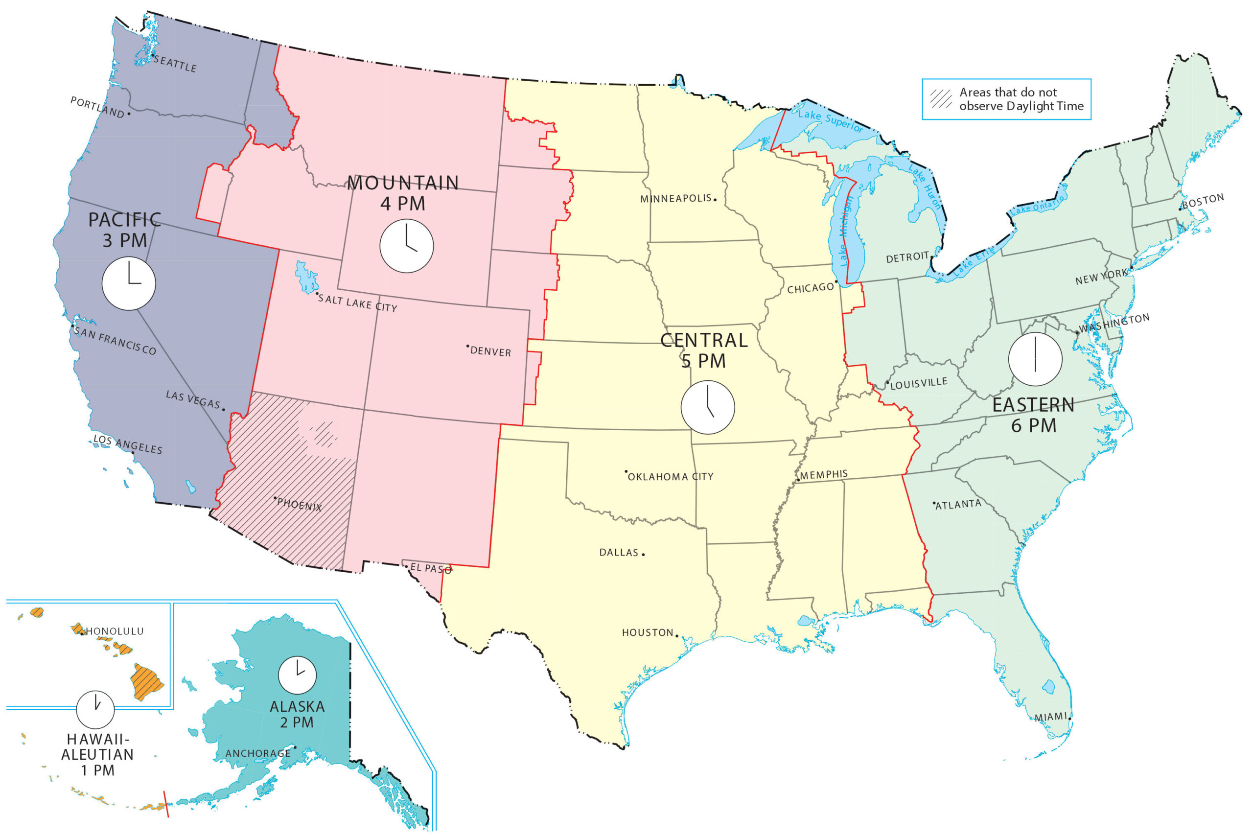 Us Time Zone Map - Gis Geography inside Printable Time Zone Map