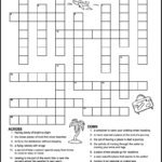 Vacation Crossword Puzzles   Tree Valley Academy In Printable Crosswords For Adults