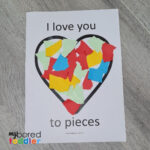 Valentine'S Day   I Love You To Pieces (Free Template)   My Bored With Regard To I Love Youpieces Printable