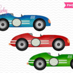 Vintage Race Cars   Set Of 3   Printable Sublimation Design In Printable Vintage Race Car Clipart