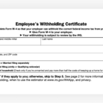 W 4 Form: Employee'S Withholding Certificate Instructions Throughout W 4 Form Printable