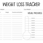 Weight Loss Trackers   29 Free Printables | Printabulls With Regard To Weight Loss Tracker Printable