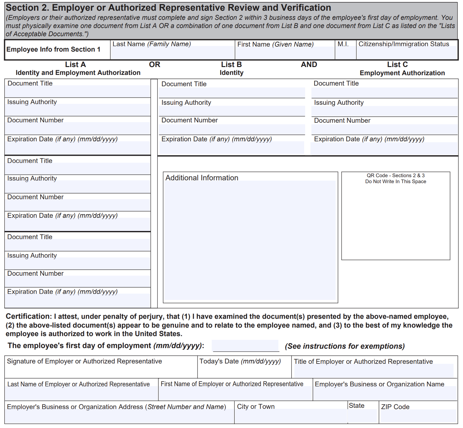 What Is Form I-9? for Printable Form I 9 Employment Eligibility Verification