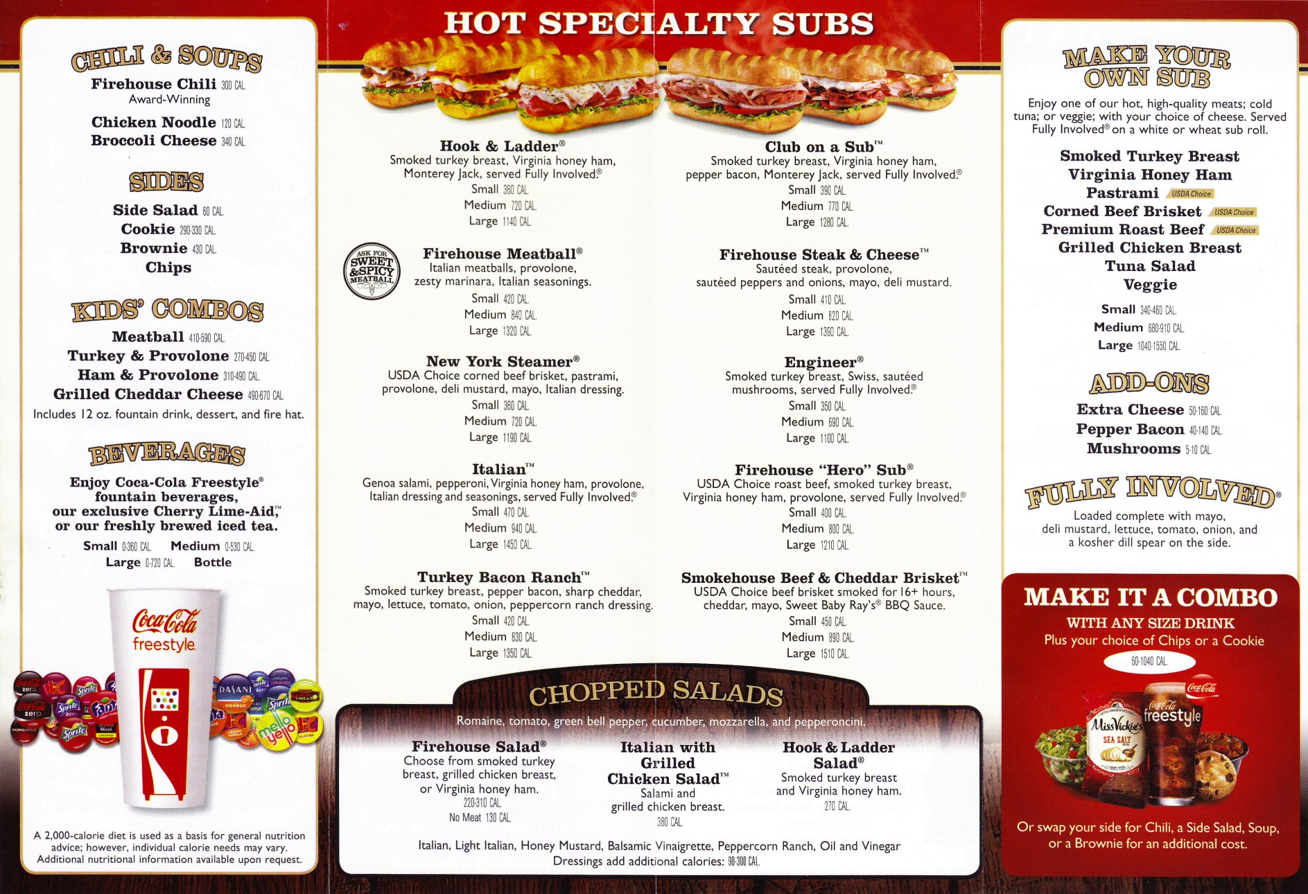 Whereisthemenu | Firehouse Subs - Multiple Locations (Us intended for Printable Firehouse Subs Menu With Prices And Pictures