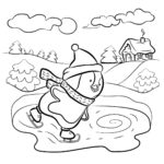 Winter Coloring & Puzzle Pages: Free Printable Winter Themed Pertaining To Printable Winter Coloring Pictures