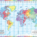 World Time Zones Map (Download) In Printable Time Zone Map