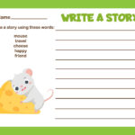 Writing Prompts For Kids: 12 Fun Blank Printable Writing Prompts With Journal Prompts For Kids Printable