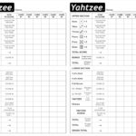 Yahtzee Score Card   Download And Print Free Yahtzee Score Sheets In Yahtzee Score Card Printable