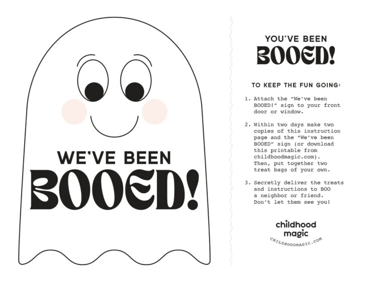 You Ve Been Booed Printable