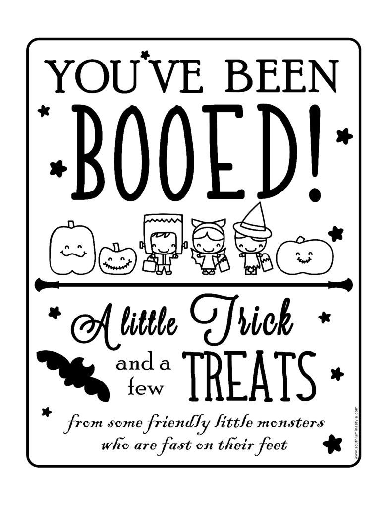 You&amp;#039;Ve Been Booed Free Printable pertaining to You&amp;#039;Ve Been Booed Printable